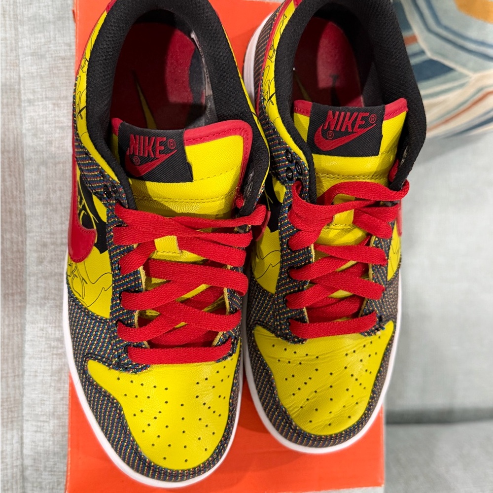 Nike dunk low bright citron W size 7 - Picture 5 of 7